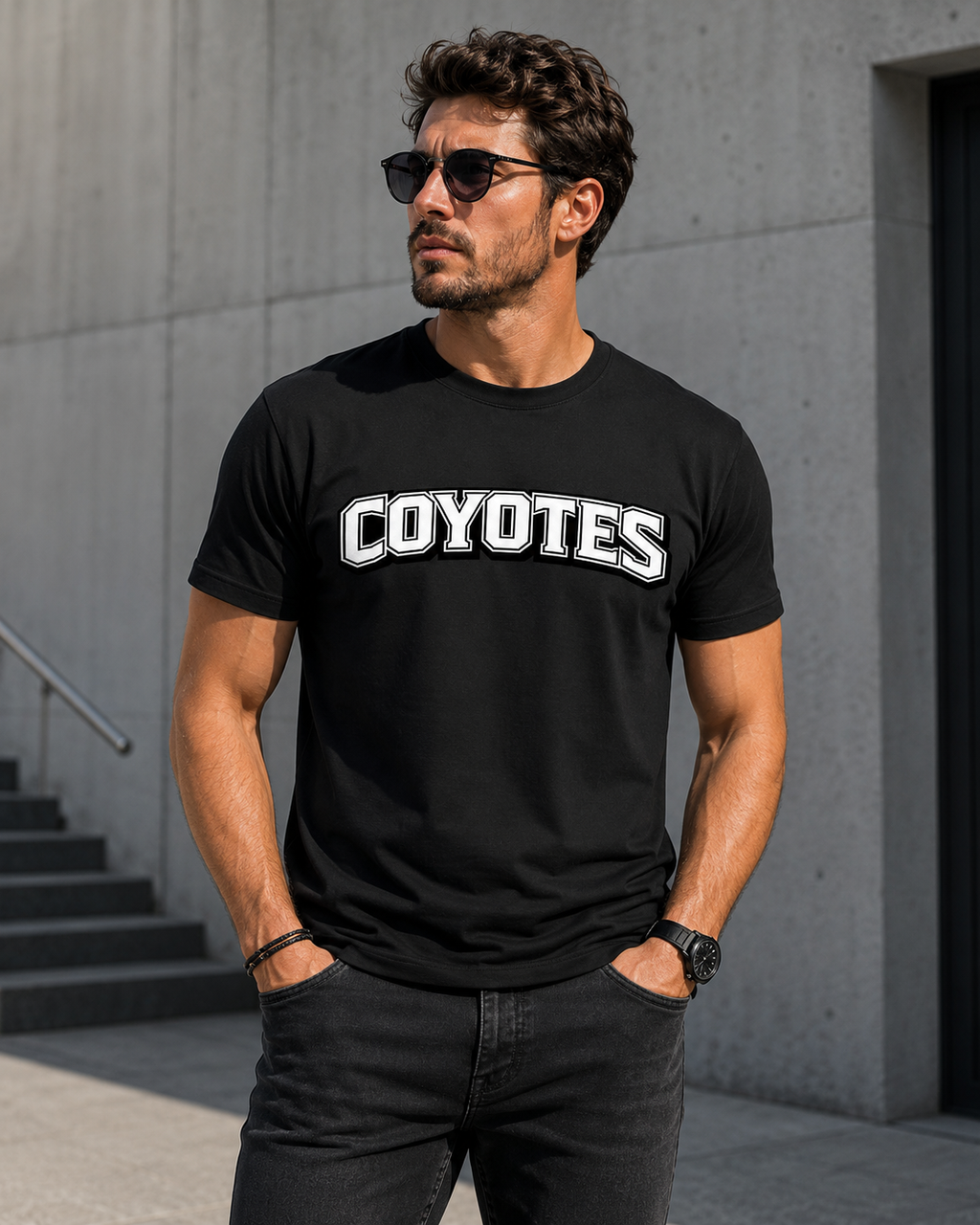 Classic Coyote Word T-Shirt - Adult Unisex