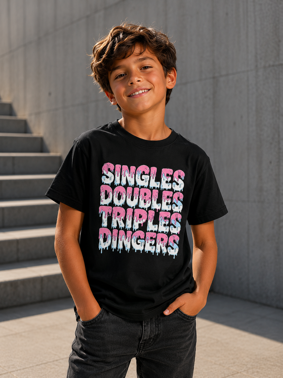 Dingers Drip T-Shirt - Youth