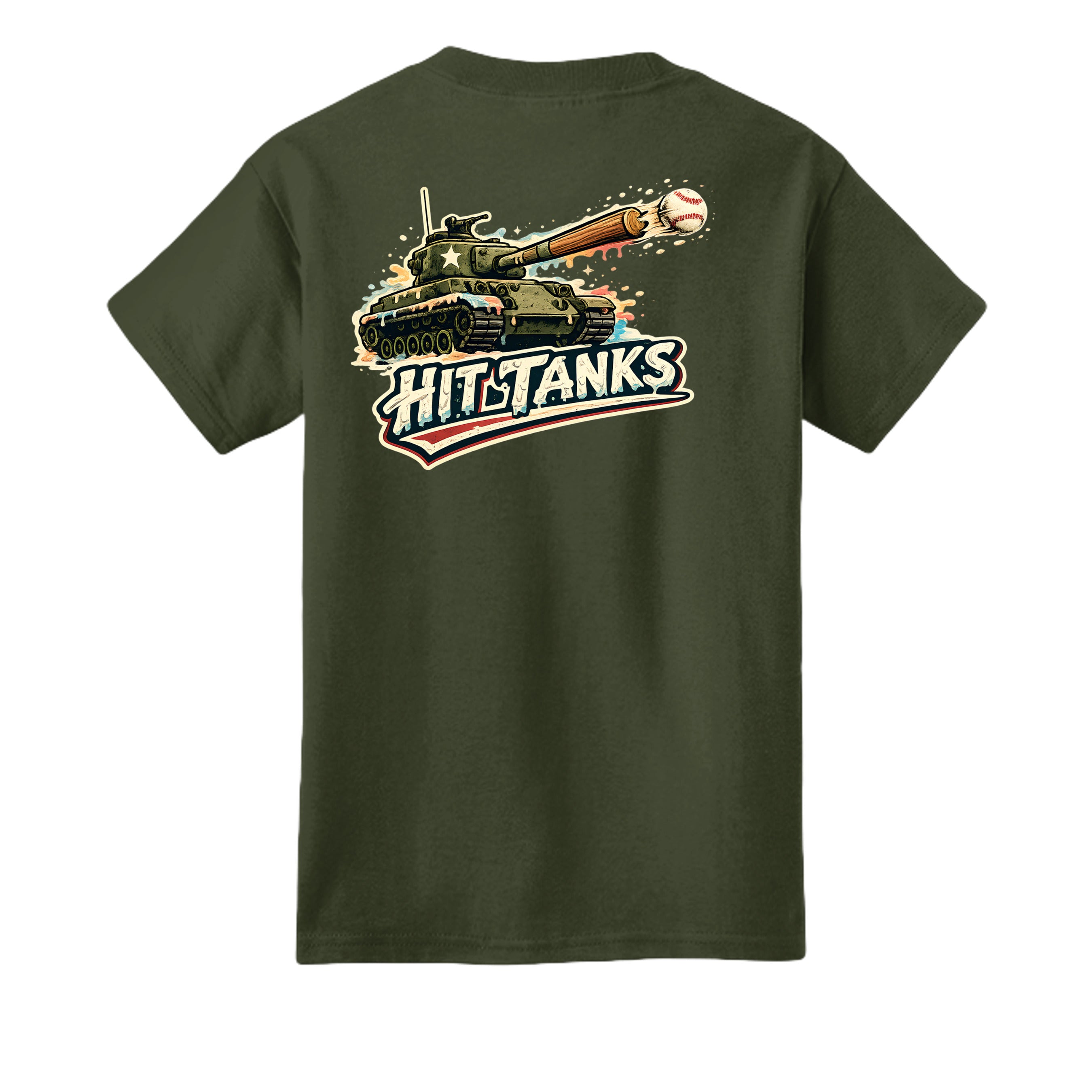 Military Green - 3001Y - BACK